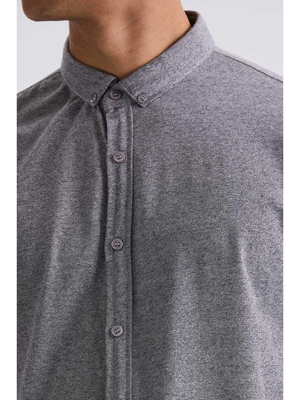 Siyah Slim Fit Gömlek-2