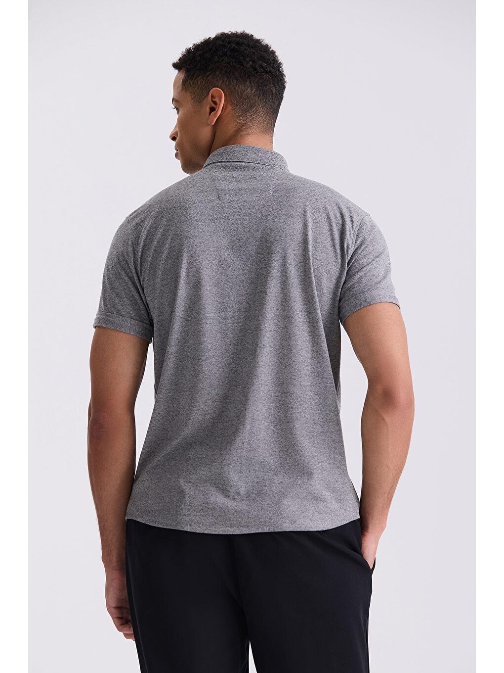 Siyah Slim Fit Gömlek-3