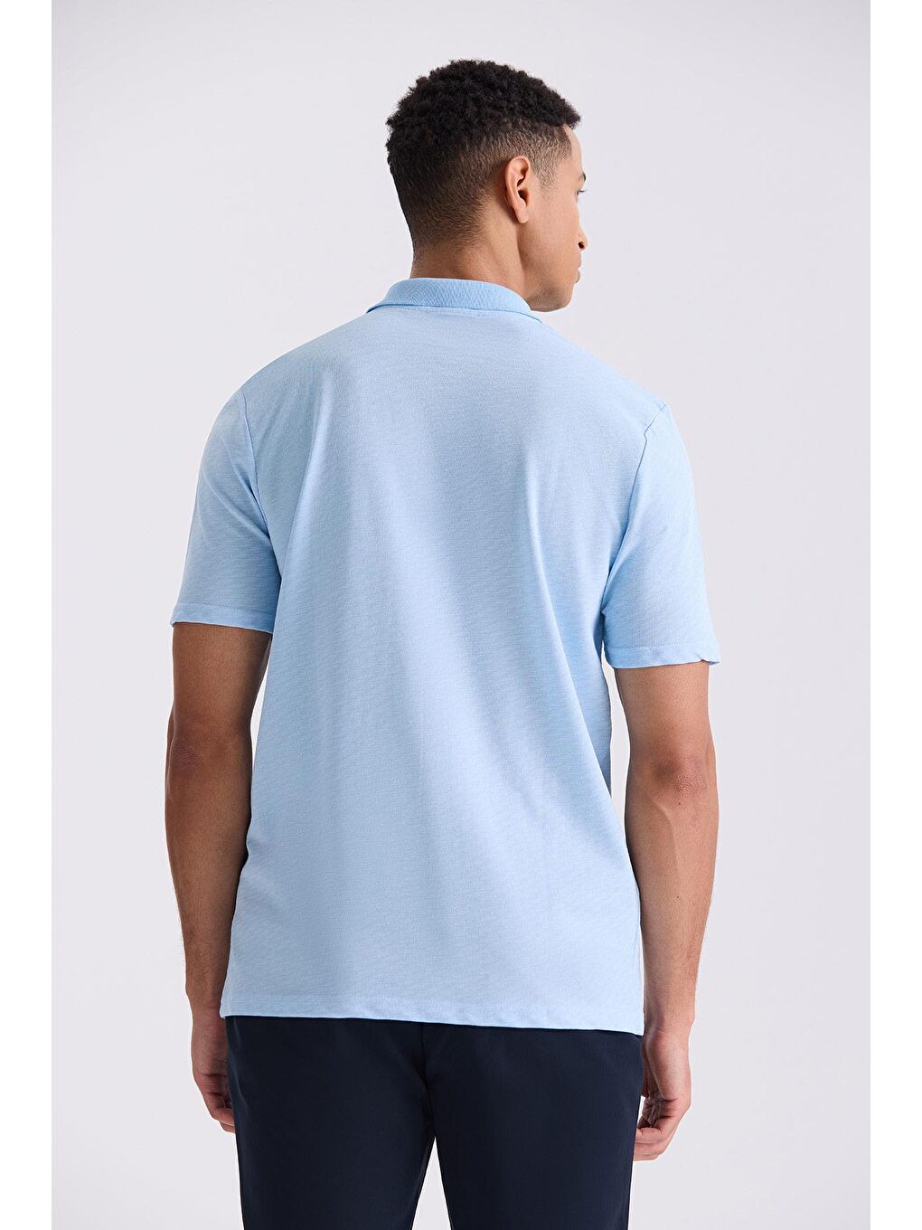 Mavi Regular Fit Desenli Polo Yaka T-Shirt-3