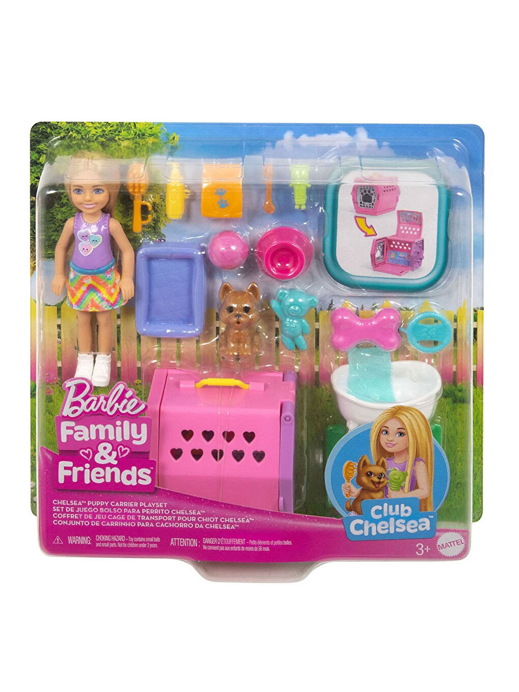 BARBIE Chelsea Köpekçiğin Taşıma Çantası Oyun Seti JDF89 - 5