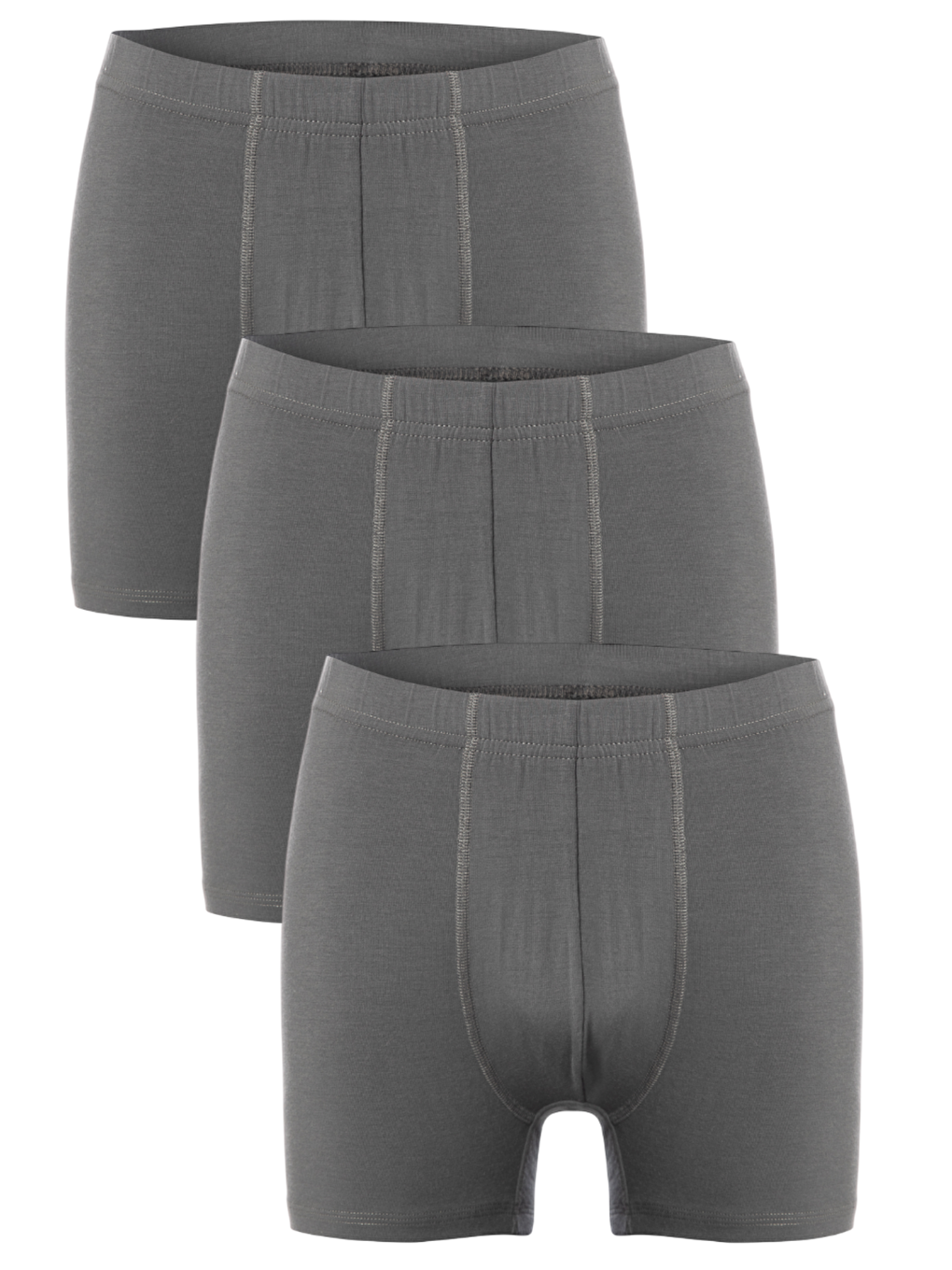 Tolin Antrasit 3 lü Erkek Bambu Elastanlı Esnek Boxer Seti 417