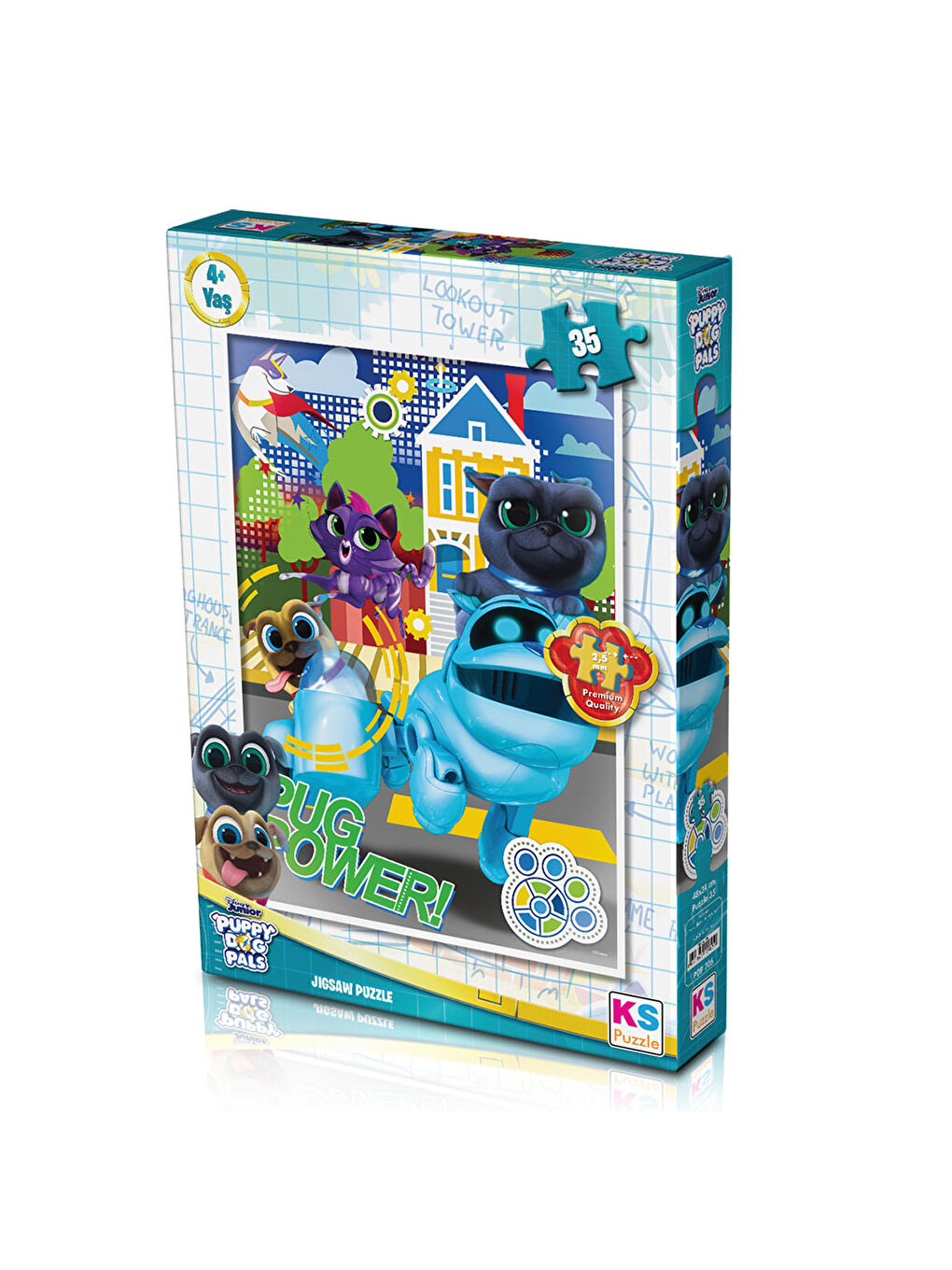 KS GAMES Renksiz Puppy Dog Pals Puzzle 35 PDP706