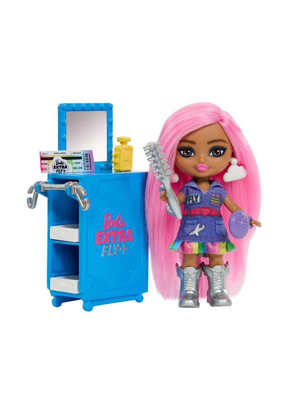 BARBIE Beyaz-Renklibaskı Extra Jet HPF72 - 1