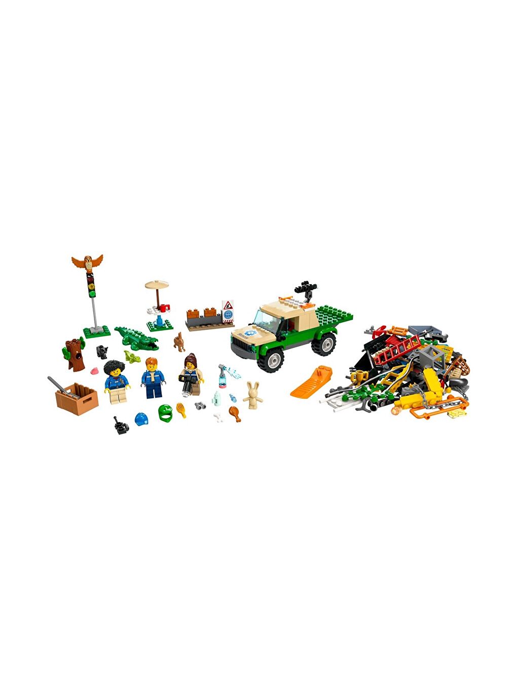 Lego Karışık Lego City Vahşi Hayvan Kurtarma Görevleri 60353 - 1