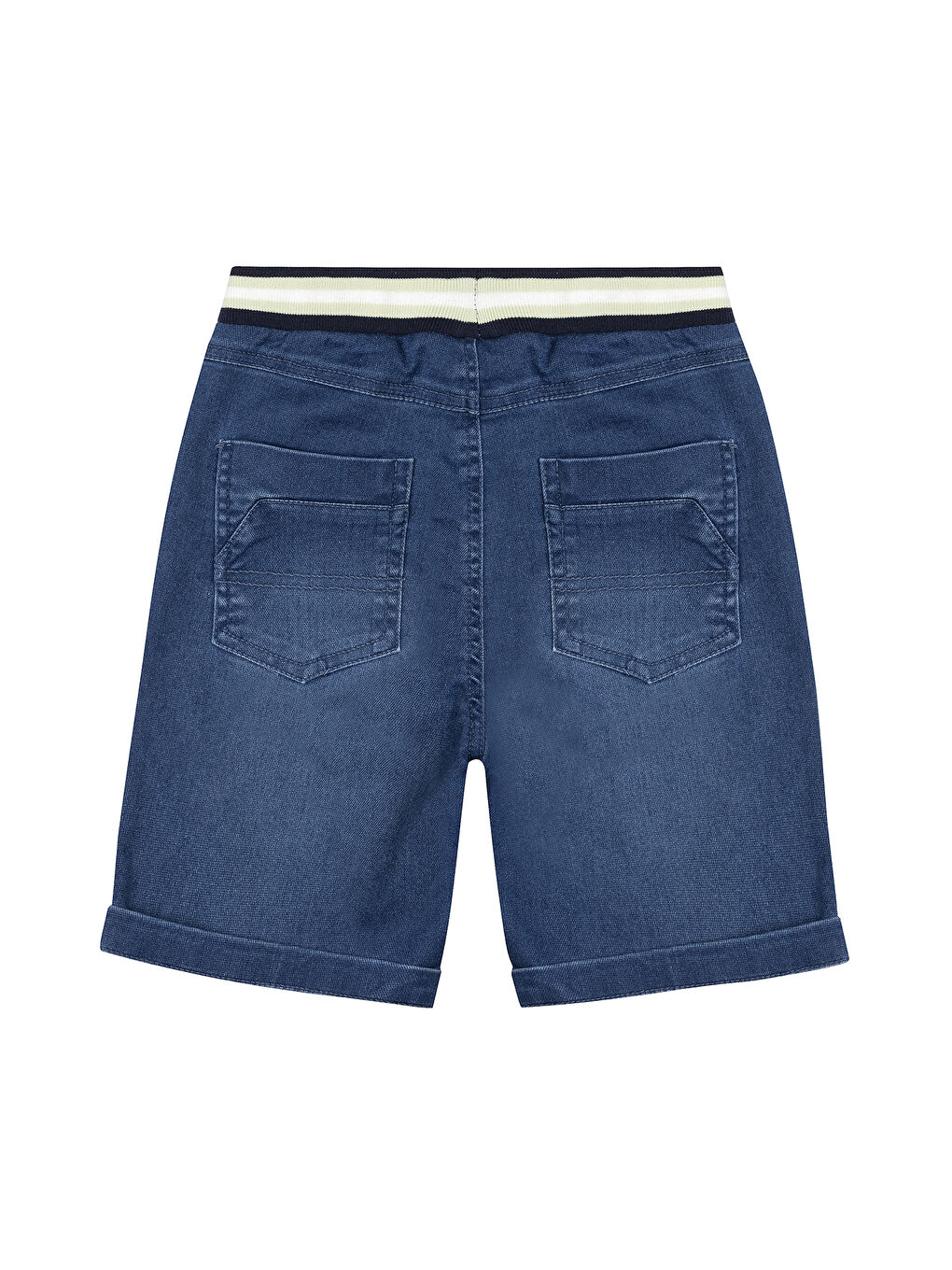 Erkek Çocuk Denim Şort 2 Yaş-6 Yaş Koyu Mavi-2