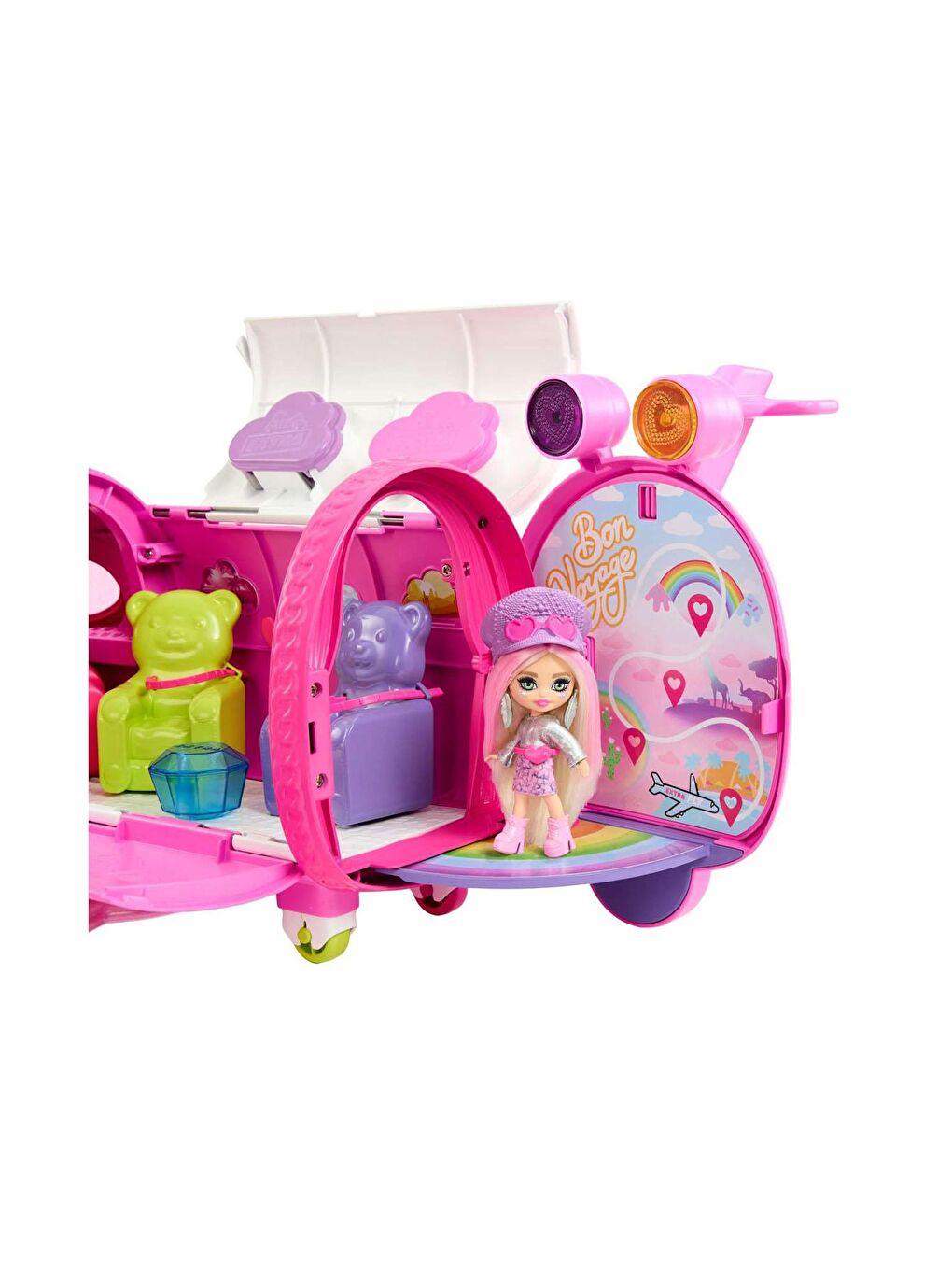 BARBIE Beyaz-Renklibaskı Extra Jet HPF72 - 3