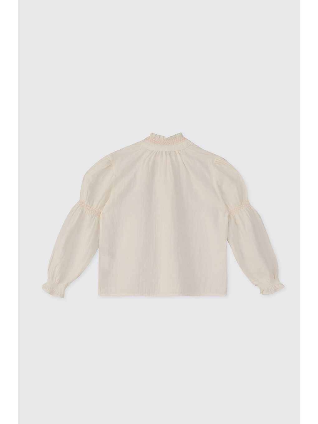 Kız Çocuk Ekru Gömlek-3