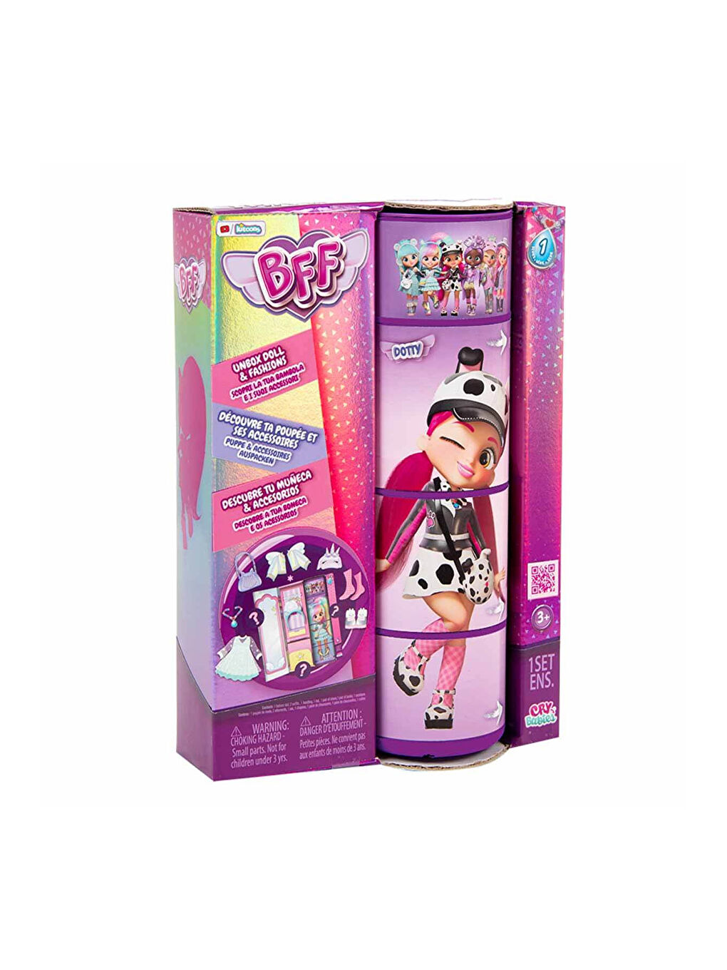 Cry Babies Karışık BFF Bebeklers 1 Dotty 904378 - 3