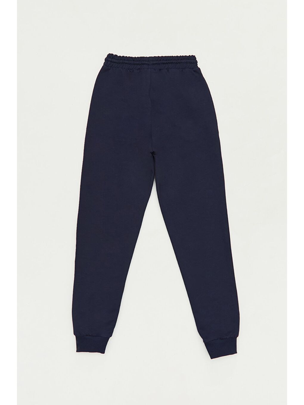 Lacivert Baskılı Beli Bağcıklı Jogger Erkek Çocuk Eşofman Altı-1