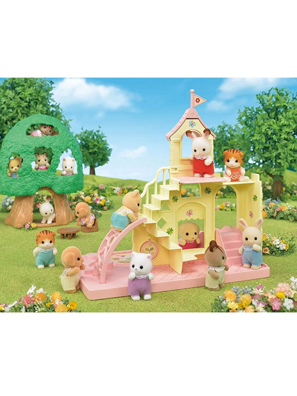 Sylvanian Families Renksiz Şato Bebek Oyun Parkı 5319 - 2