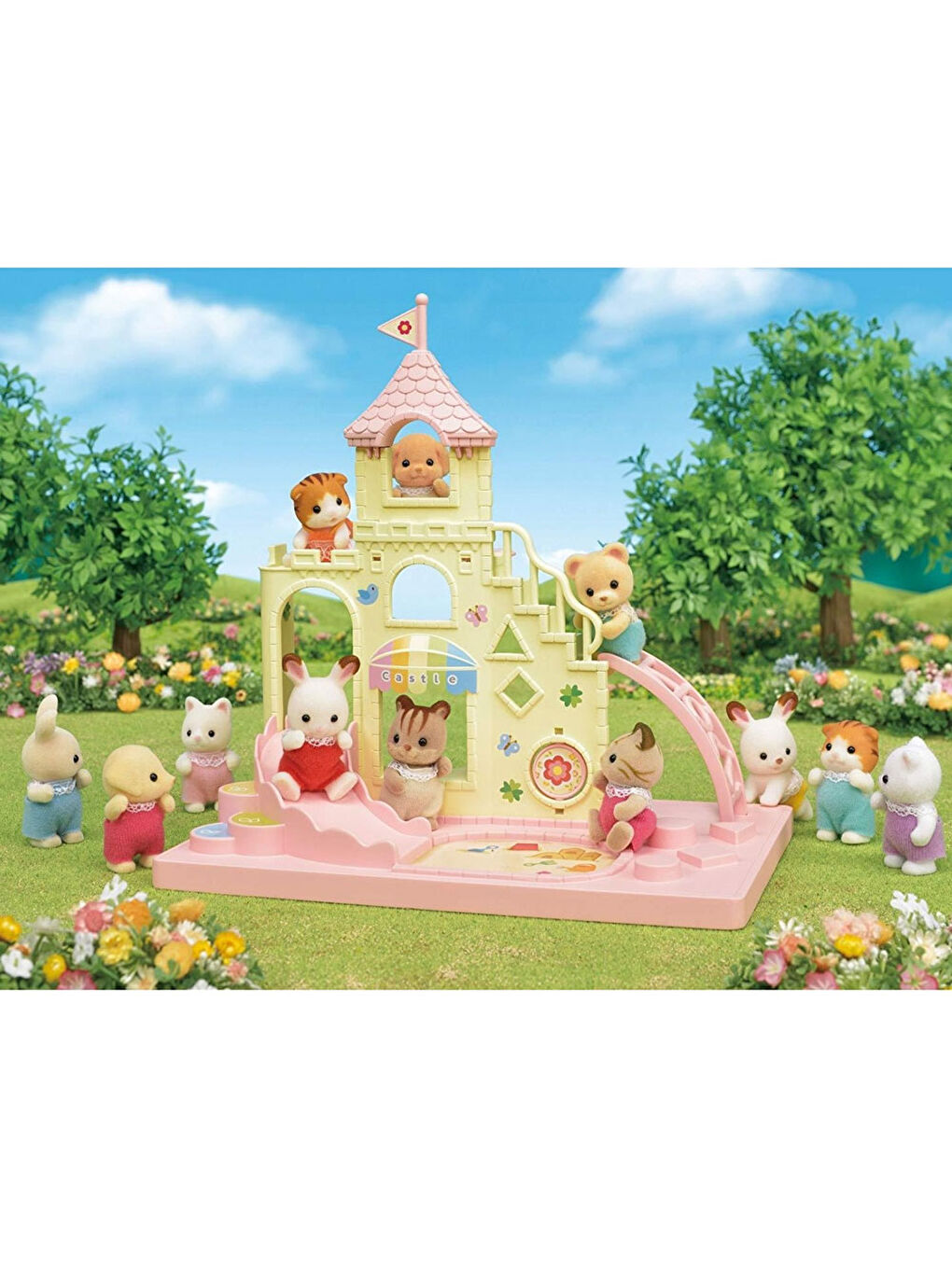 Sylvanian Families Renksiz Şato Bebek Oyun Parkı 5319 - 3