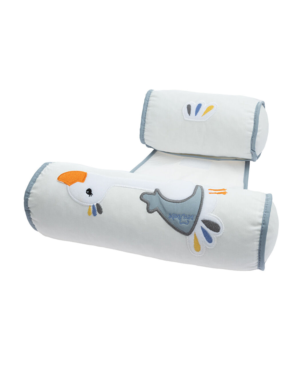 Karışık Nakışlı Bebek Güvenli Uyku Yan Yatış Yastığı-2