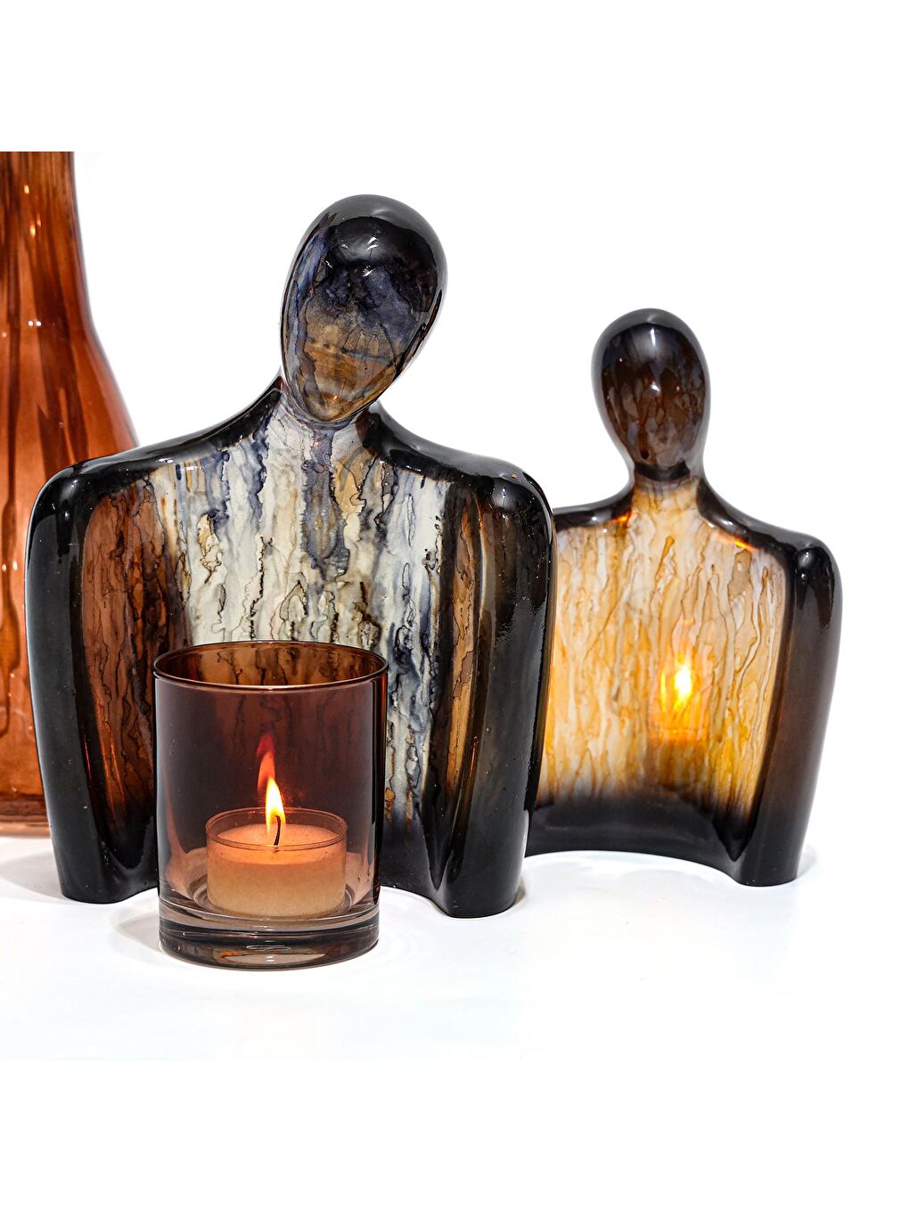 Arun Heykel- Transparan Siyah Batik (23 cm)-2