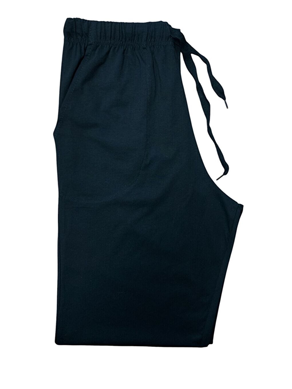 Erkek Siyah %100 Pamuk Yüksek Kalite Rahat Pijama Altı-3