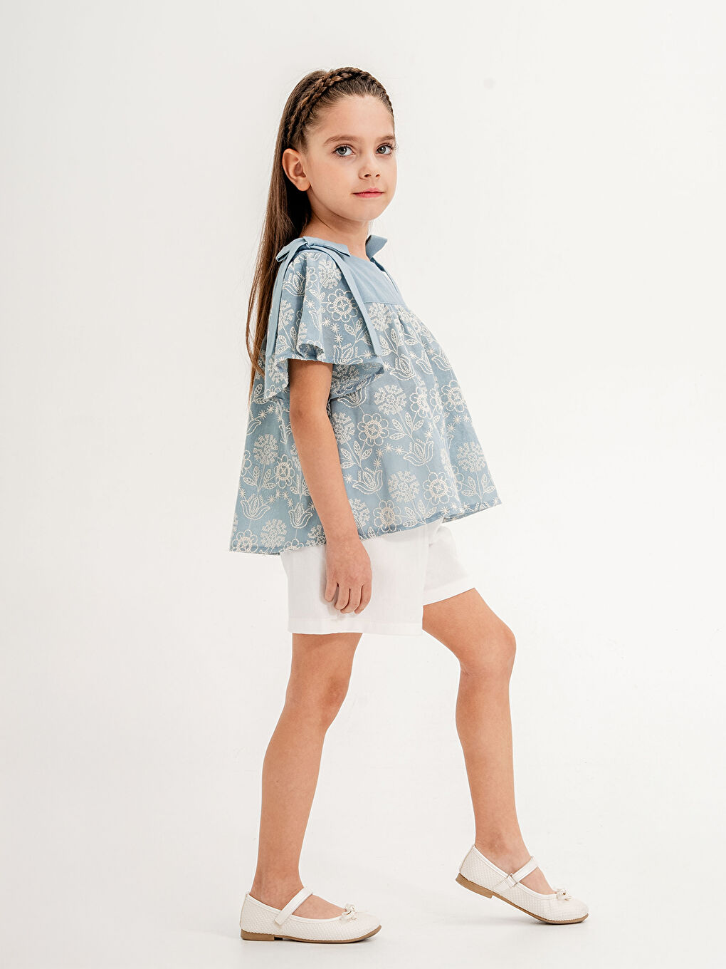 Kız Çocuk Takım 2-5 Yaş Mavi-3