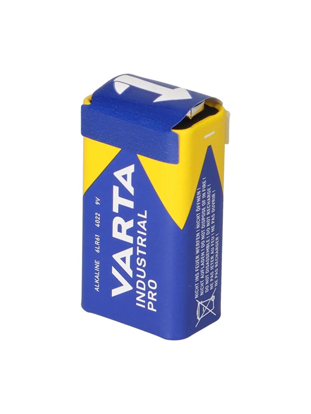 9V Industrial Pro Alkalin Pil 6LR61 5 Adet-2