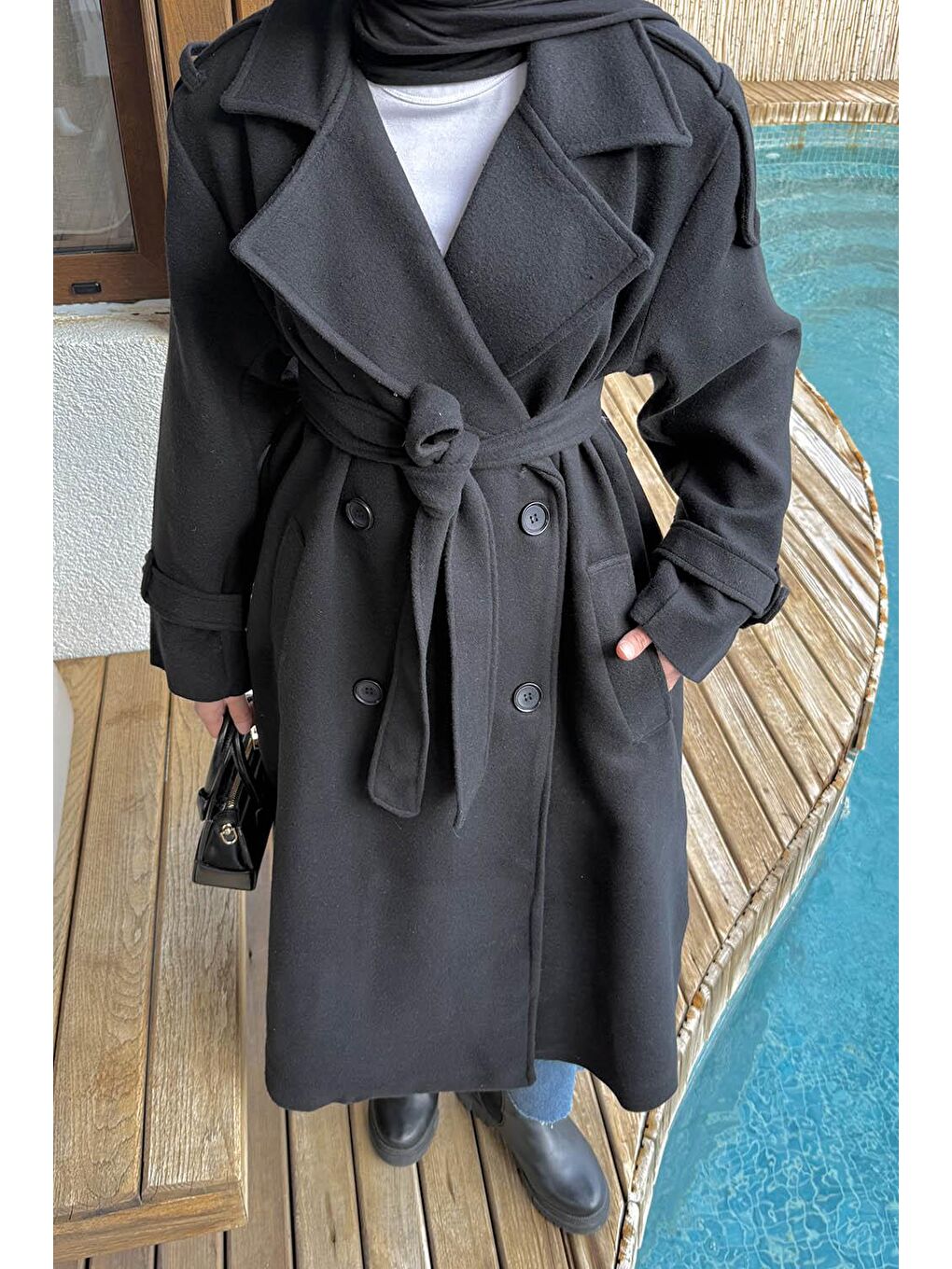 Oversize Kaban Siyah-2