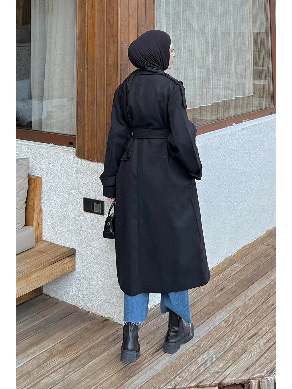 Oversize Kaban Siyah-3