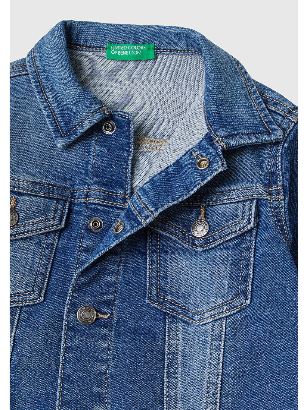 United Colors Of Benetton Erkek Çocuk Lacivert Denim Ceket - 2