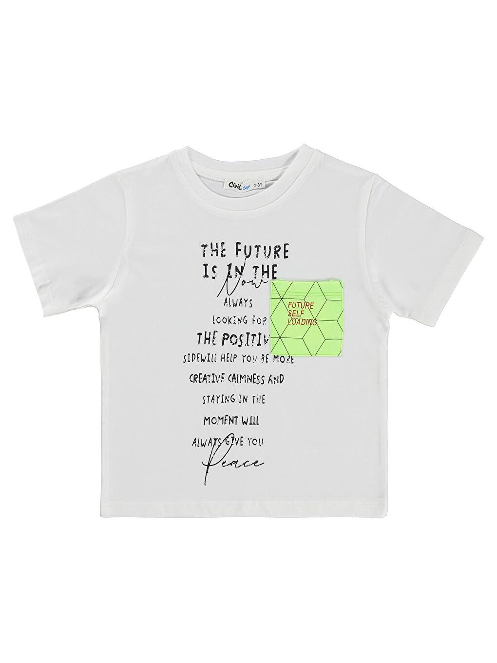 Kahverengi Boys Kulaklık Baskılı 3'lü Set 2-5 Yaş Tişört - Standart-4