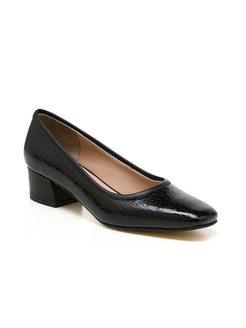 Kadın Topuklu/ Stiletto MAR-25Y-133-780 Siyah Yılan