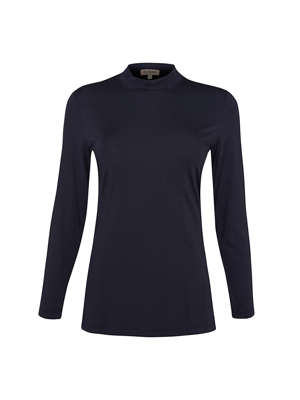 Lacivert Örme Basic Bluz