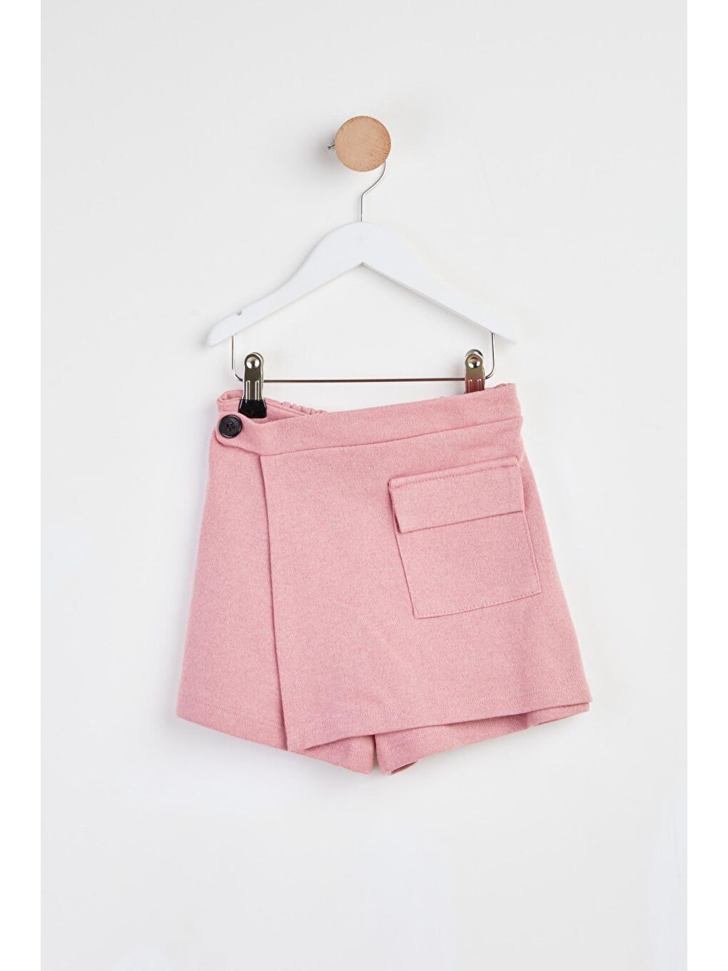 Kız Çocuk Pembe Etek Görünümlü Şort - 25068