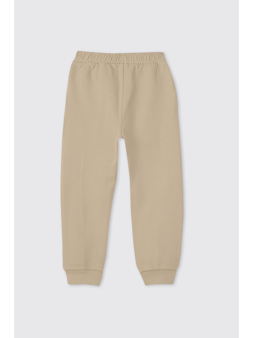 Erkek Çocuk Beli Lastikli Eşofman Altı Bej-1