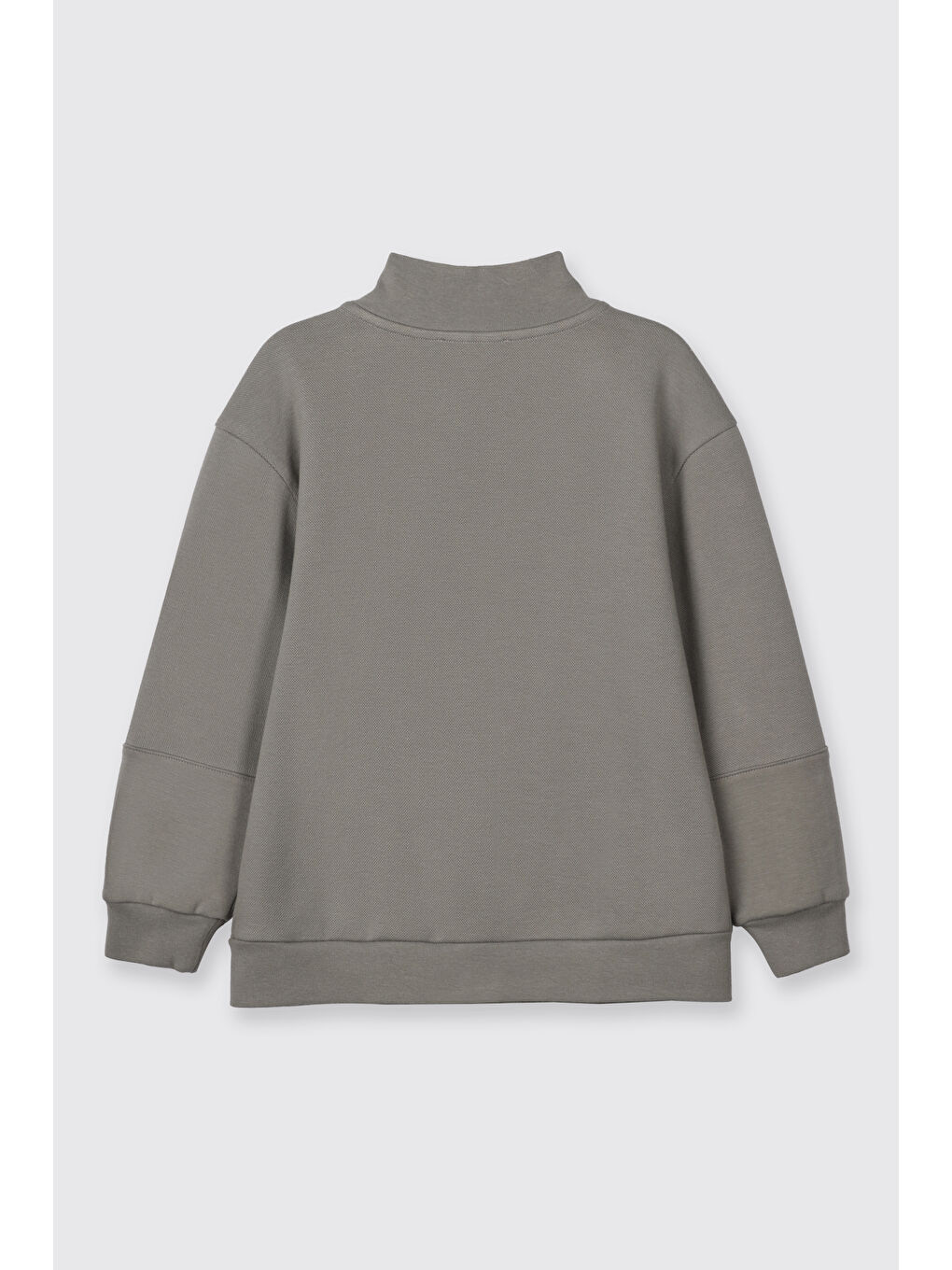 Erkek Çocuk Fermuarlı Sweatshirt Antrasit-3