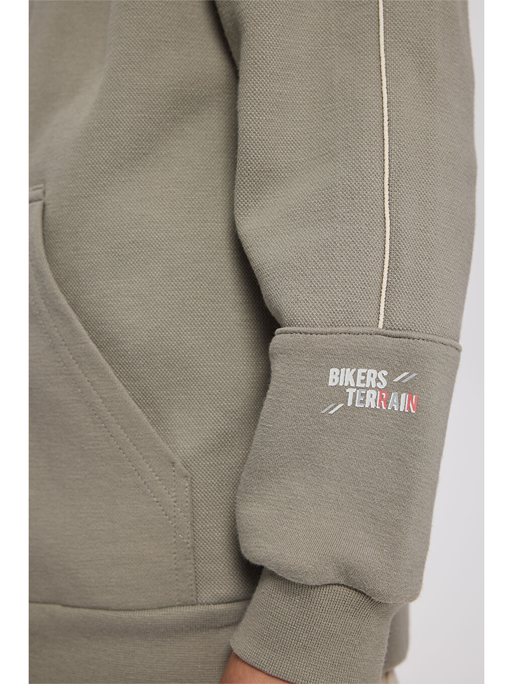 Erkek Çocuk Fermuarlı Sweatshirt Antrasit-5