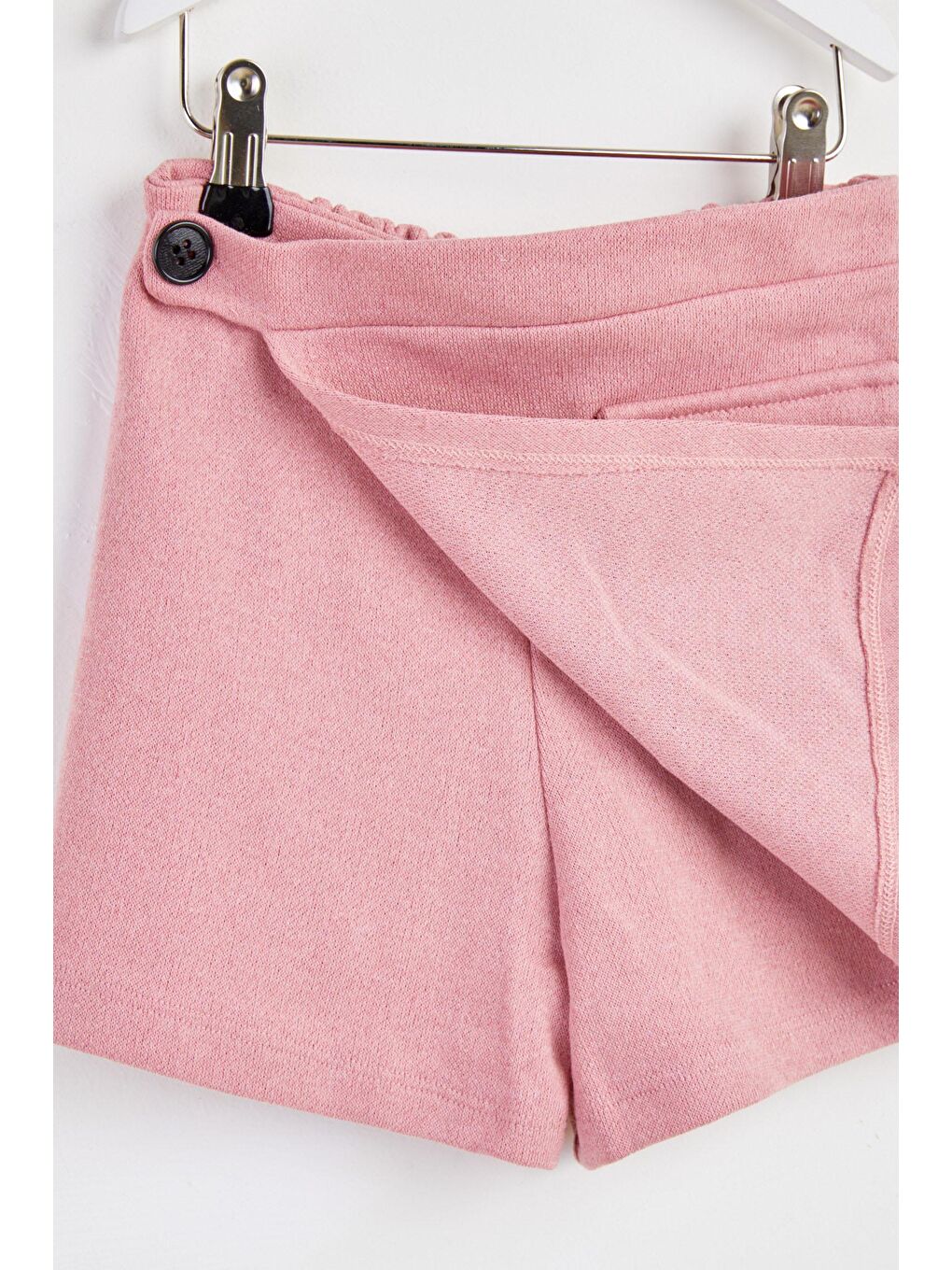 Kız Çocuk Pembe Etek Görünümlü Şort - 25068-1