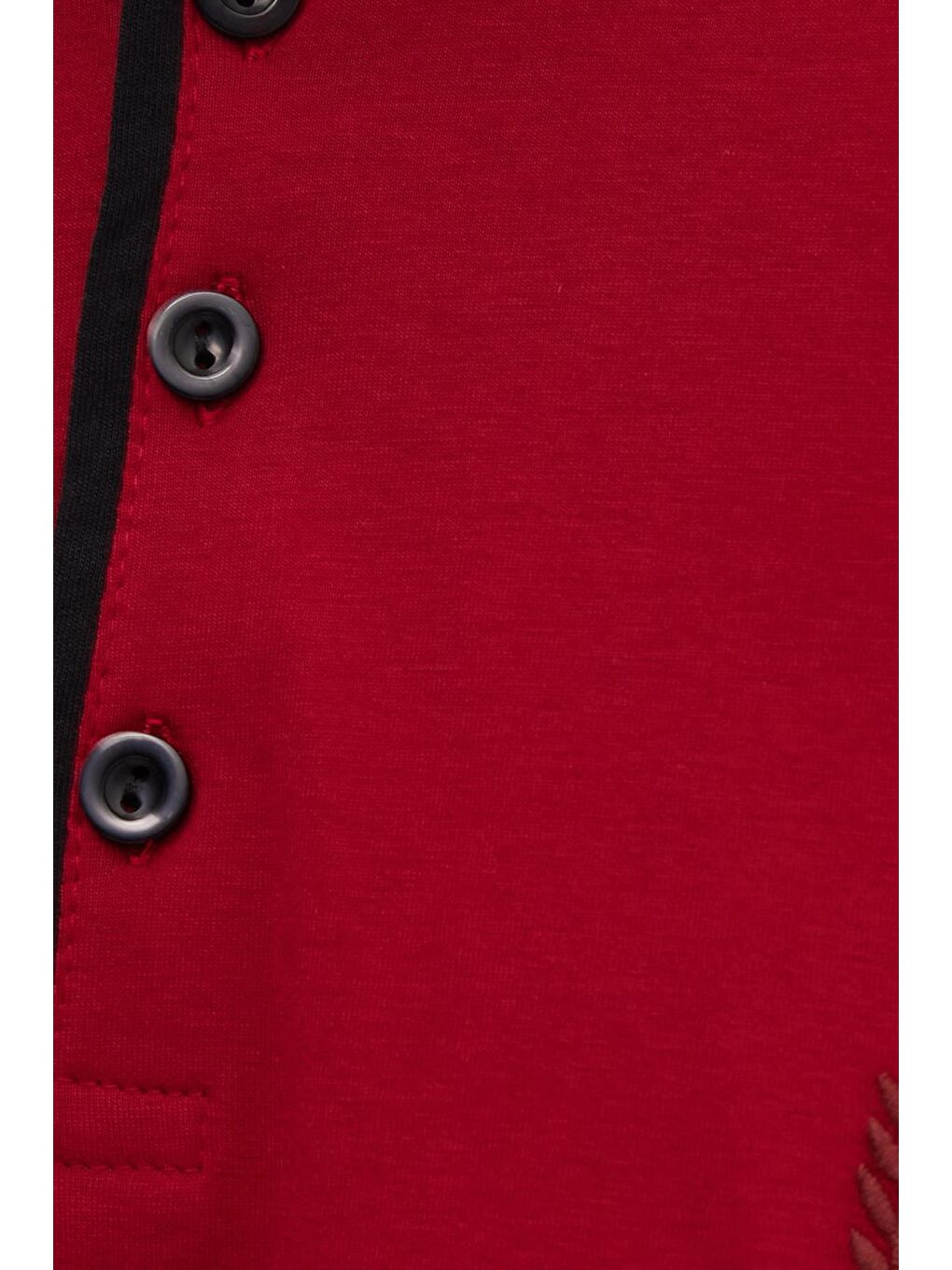 Erkek Standart Fit Normal Kesim %100 Pamuk Bisiklet Yaka Beli Lastikli Siyah Pijama Takımı-5