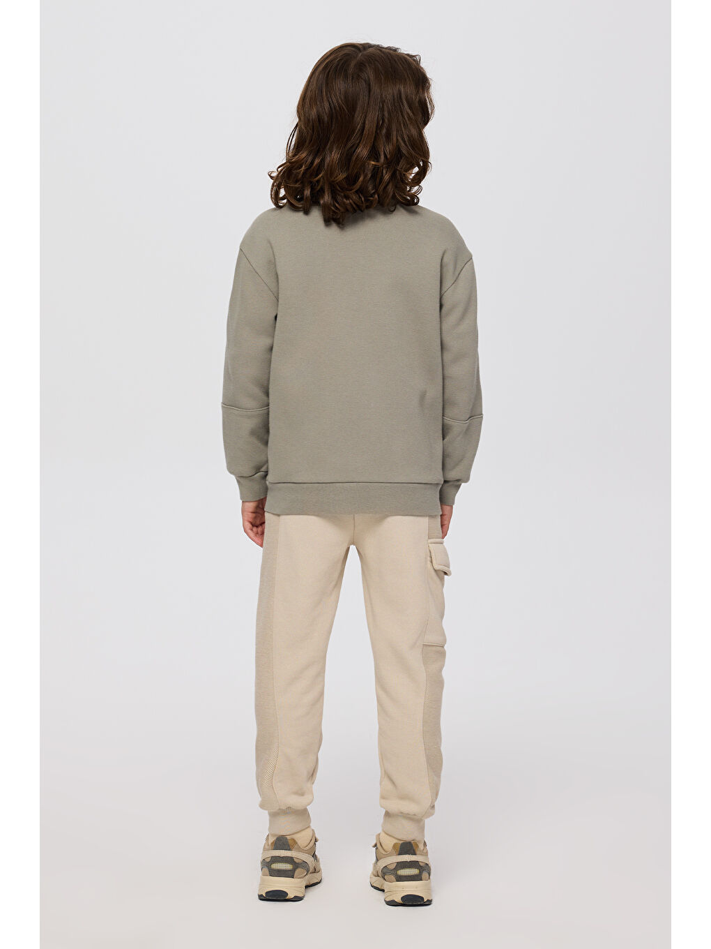 Erkek Çocuk Fermuarlı Sweatshirt Antrasit-6