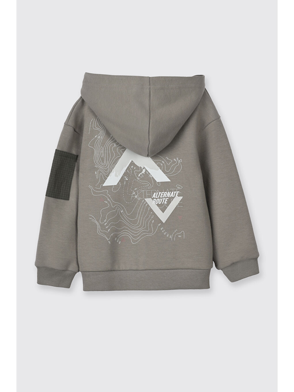 Erkek Çocuk Kapüşonlu Sweatshirt Antrasit-1