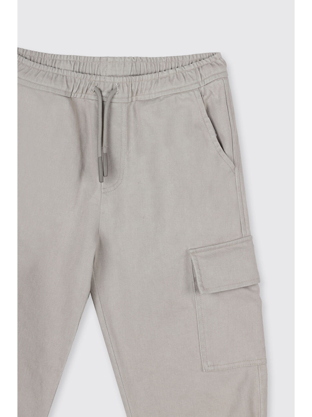 Bej Erkek Çocuk Beli Lastikli Pantolon Taş-2