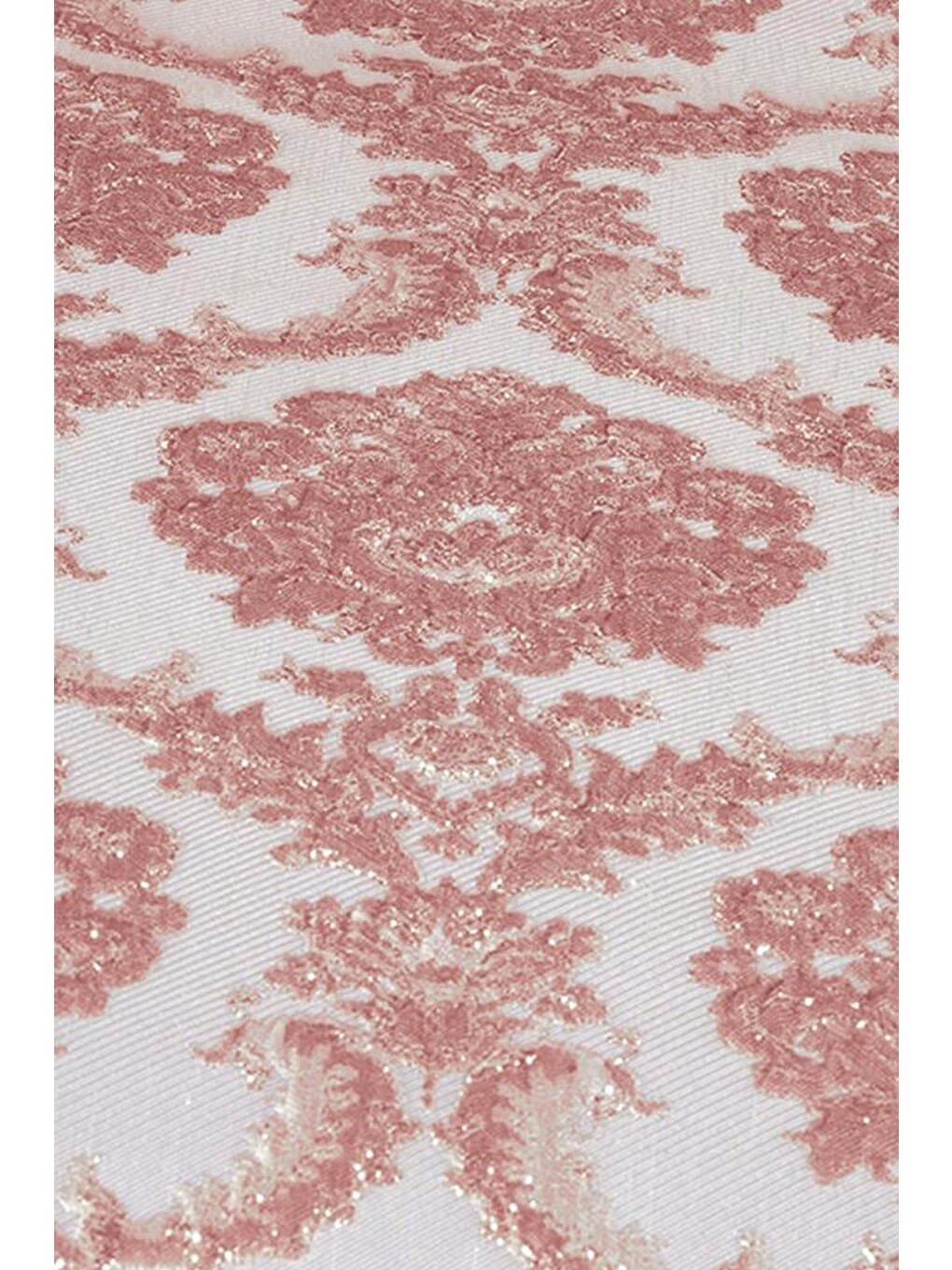 Pembe Lera Çift Kişilik Yatak Örtüsü Pudra-3