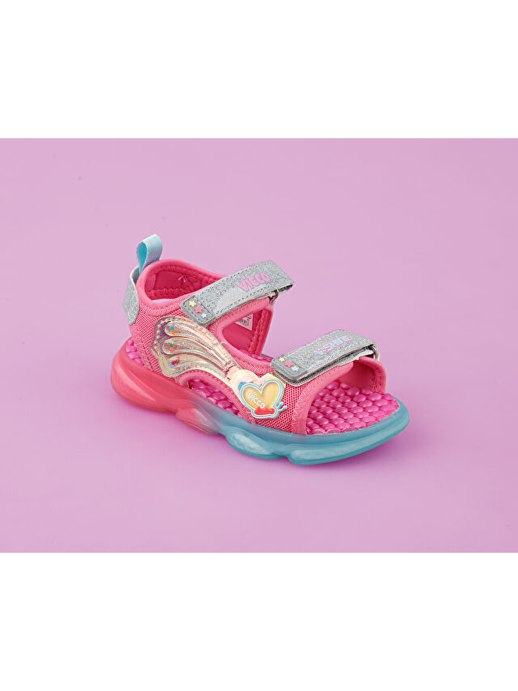 Can Çocuk Işıklı Sandalet 332.p25y.254-07 Pembe-1
