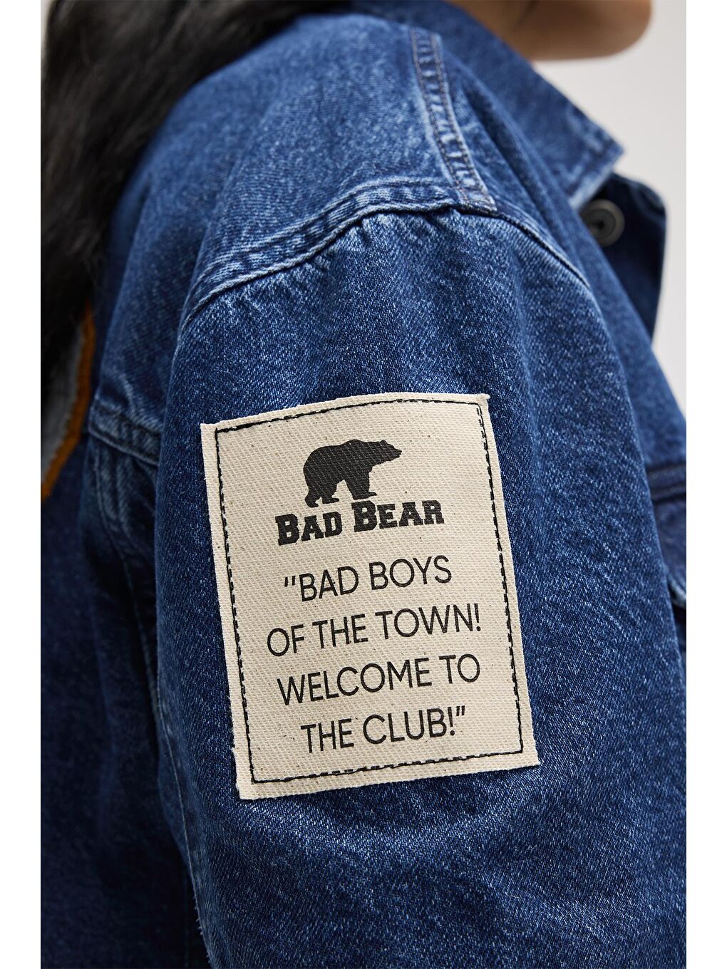 Bad Bear İndigo Adelina Koyu Mavi Kadın Denim Ceket - 3