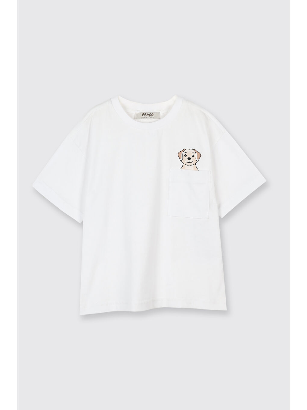 Erkek Çocuk Kısa Kollu T-Shirt Beyaz