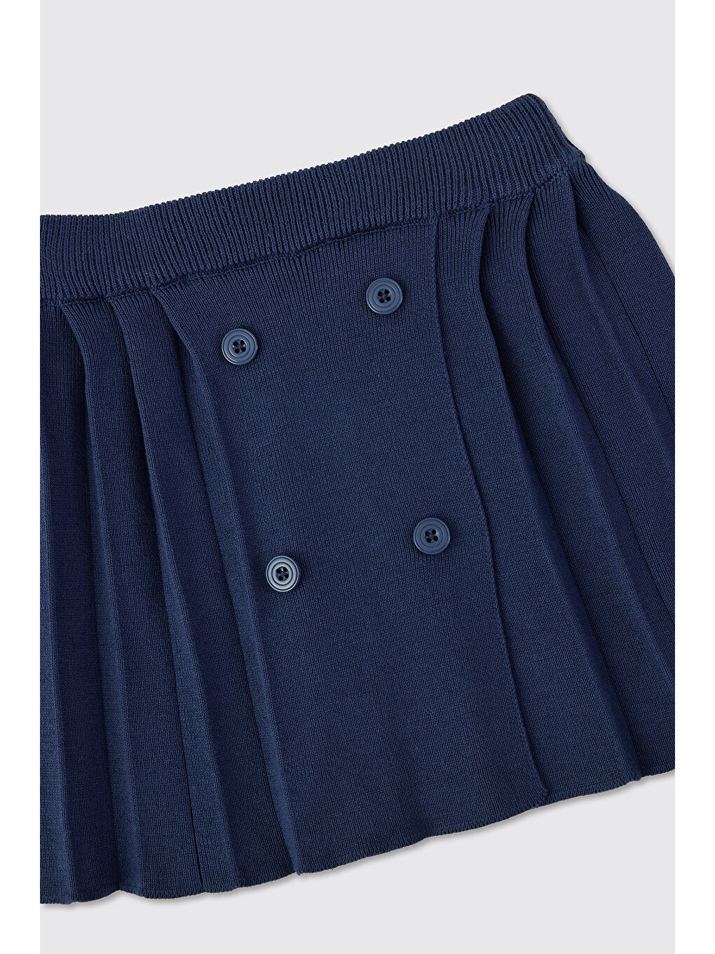 Kız Çocuk Triko Etek Lacivert-2