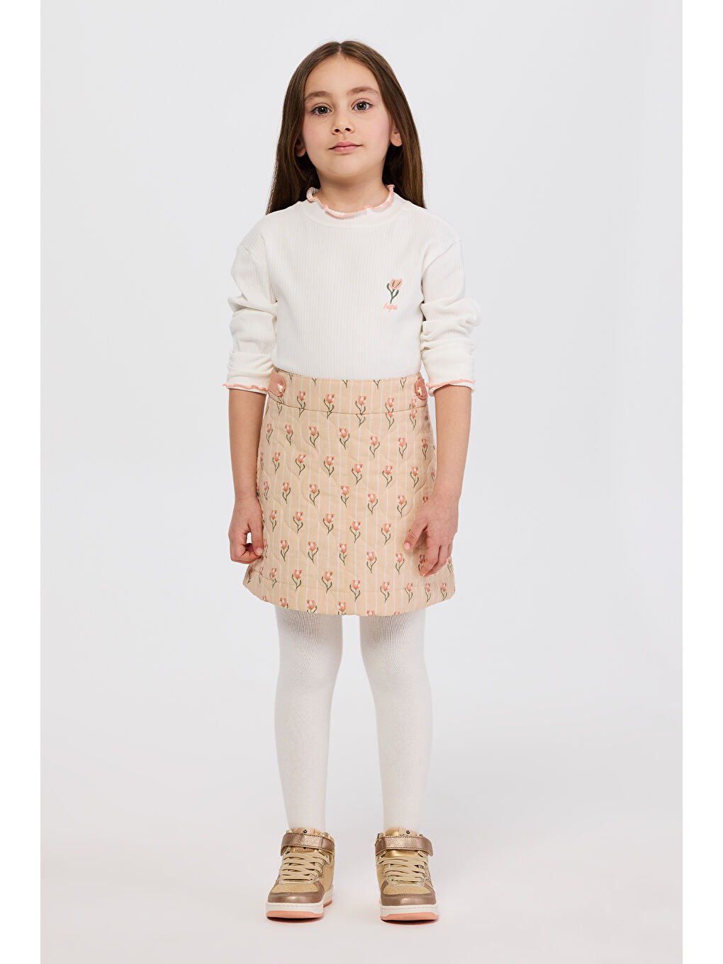 Kız Çocuk Bej Etek