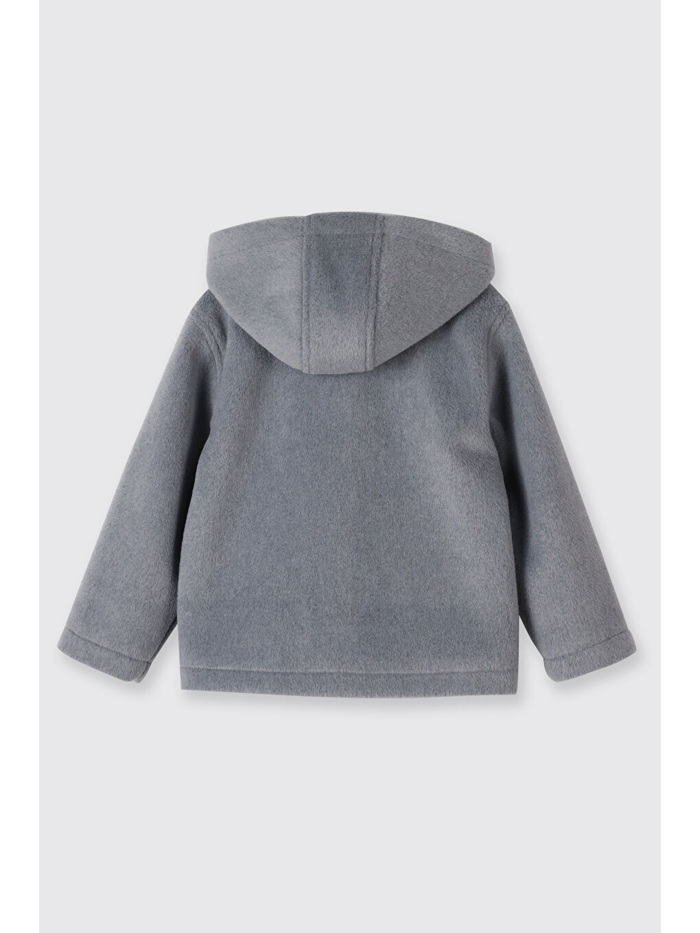 Erkek Çocuk Kapüşonlu Kaban Gri-1
