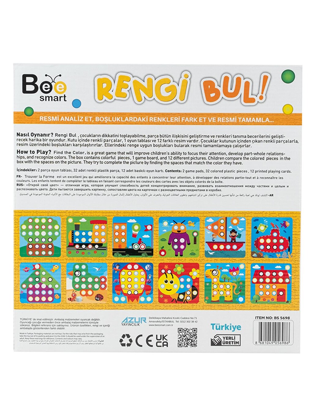 Rengi Bul Oyun Seti - Standart-1