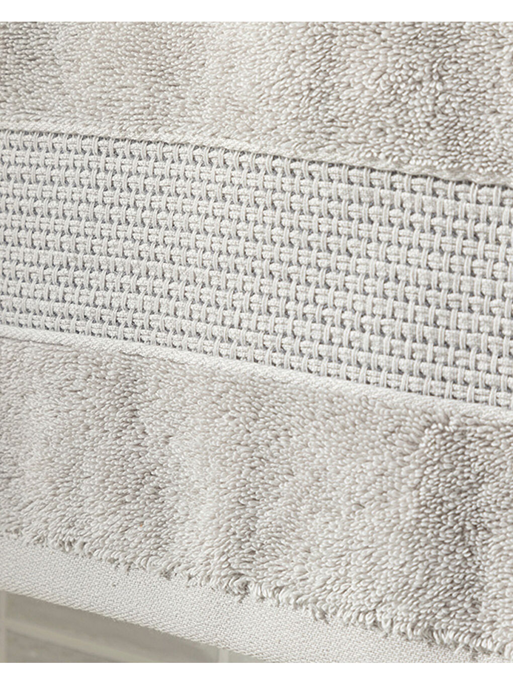 Deluxe Pamuklu Low Twist Yüz Havlusu 50x90 cm Gri-1