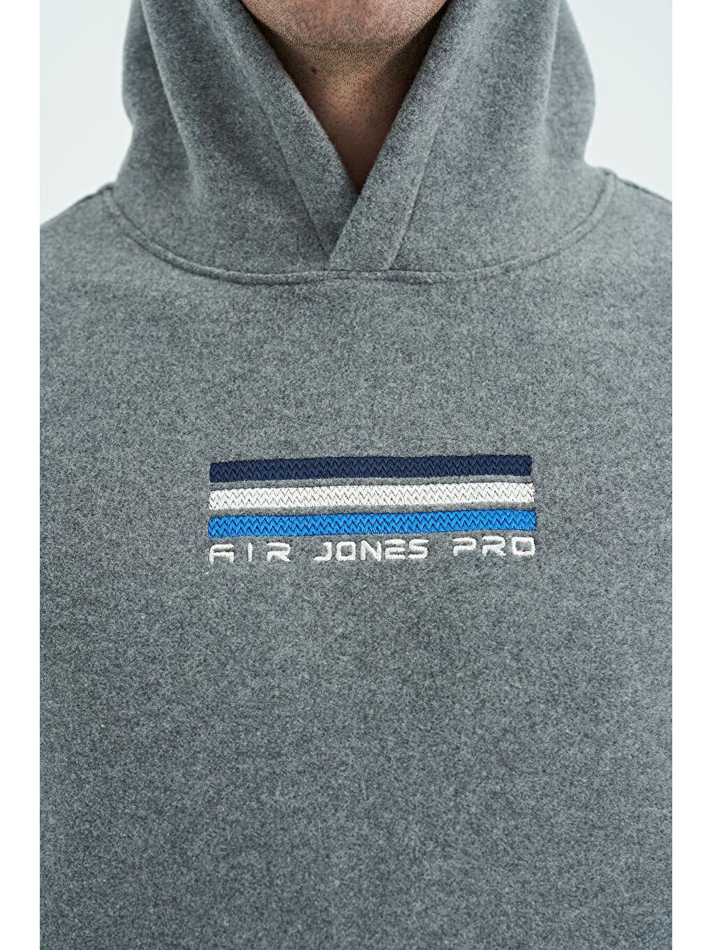 AIR JONES Hern Gri Melanj Erkek Polar Sweatshirt - 88301 - 2