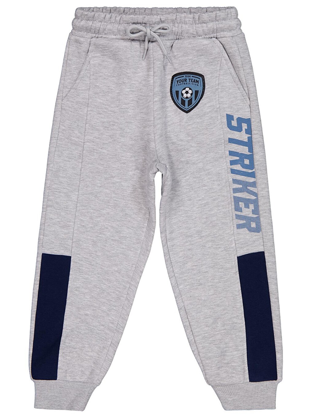 Boys Striker Baskılı 10-13 Yaş Eşofman Altı - Gri
