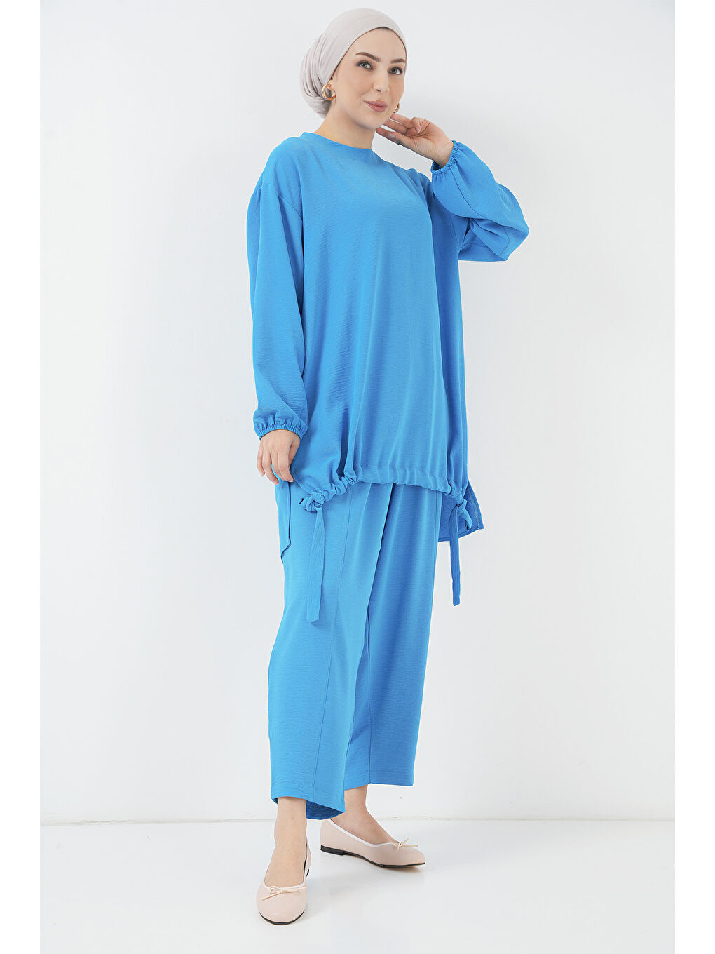 Mavi 6682 Tunik Pantolon İkili Takım - Saks-2