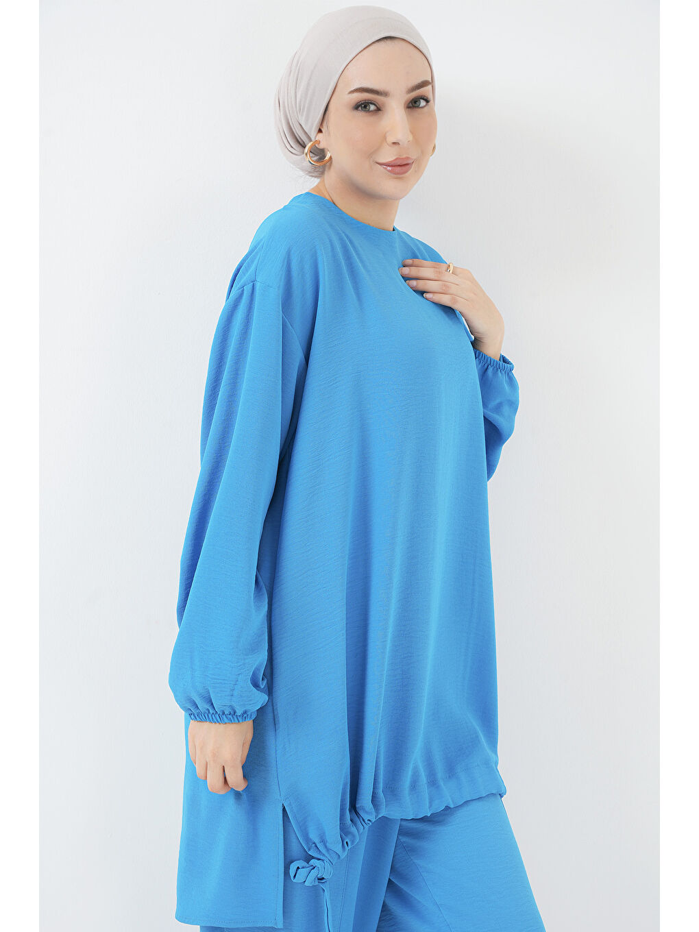 Mavi 6682 Tunik Pantolon İkili Takım - Saks-3