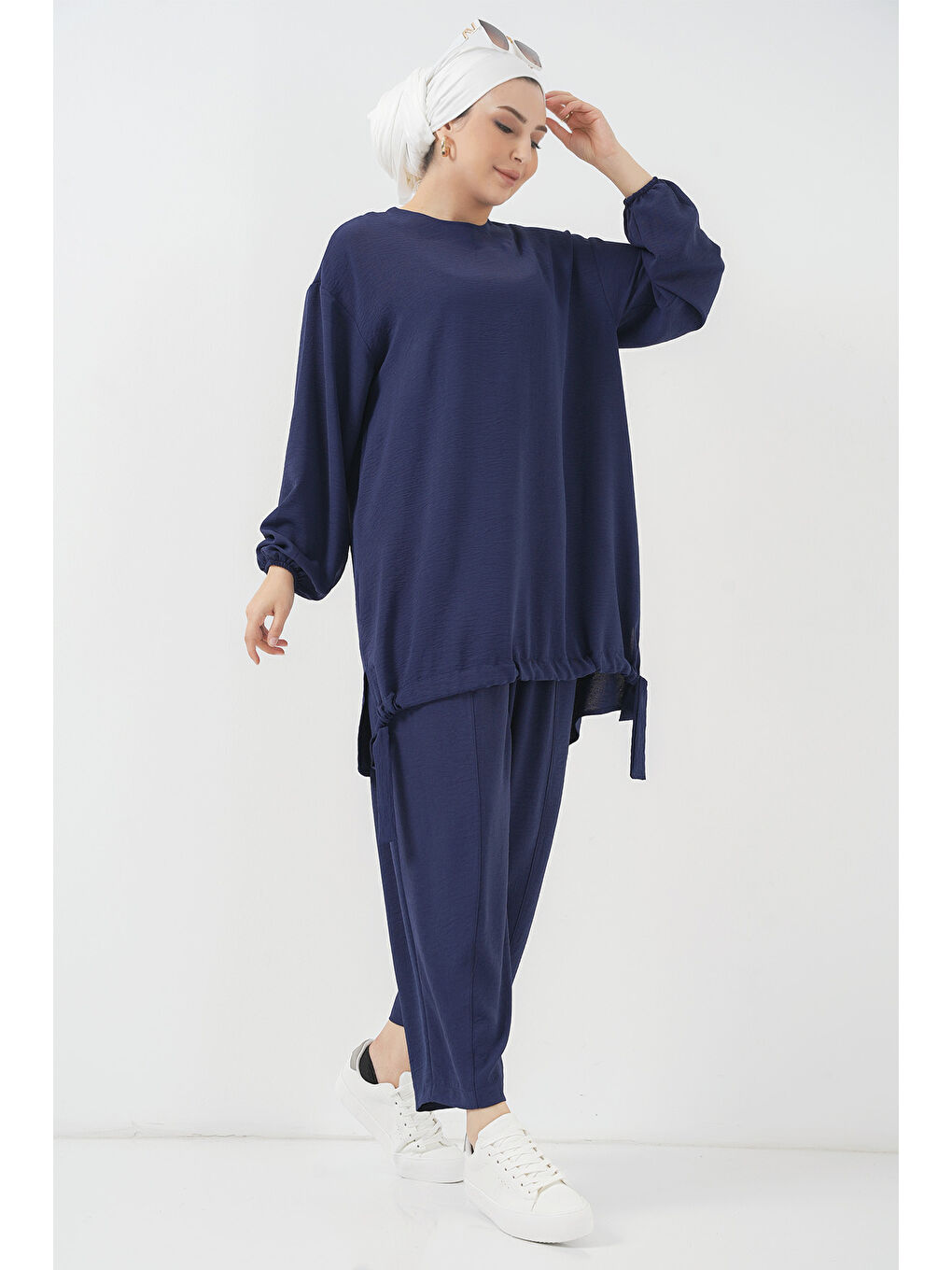 6682 Tunik Pantolon İkili Takım - Lacivert