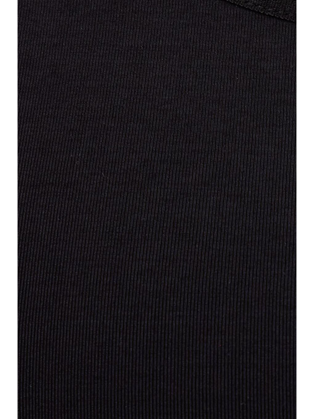 Erkek Süper Slim Fit Extra Dar Kesim Lastikli Siyah Atlet Korse-5